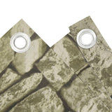 Vidaxx altanskærm stenmønster 1000x75 cm PVC