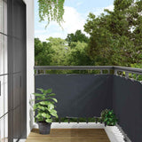 Vidaxx altanskærm 500x90 cm PVC antracit