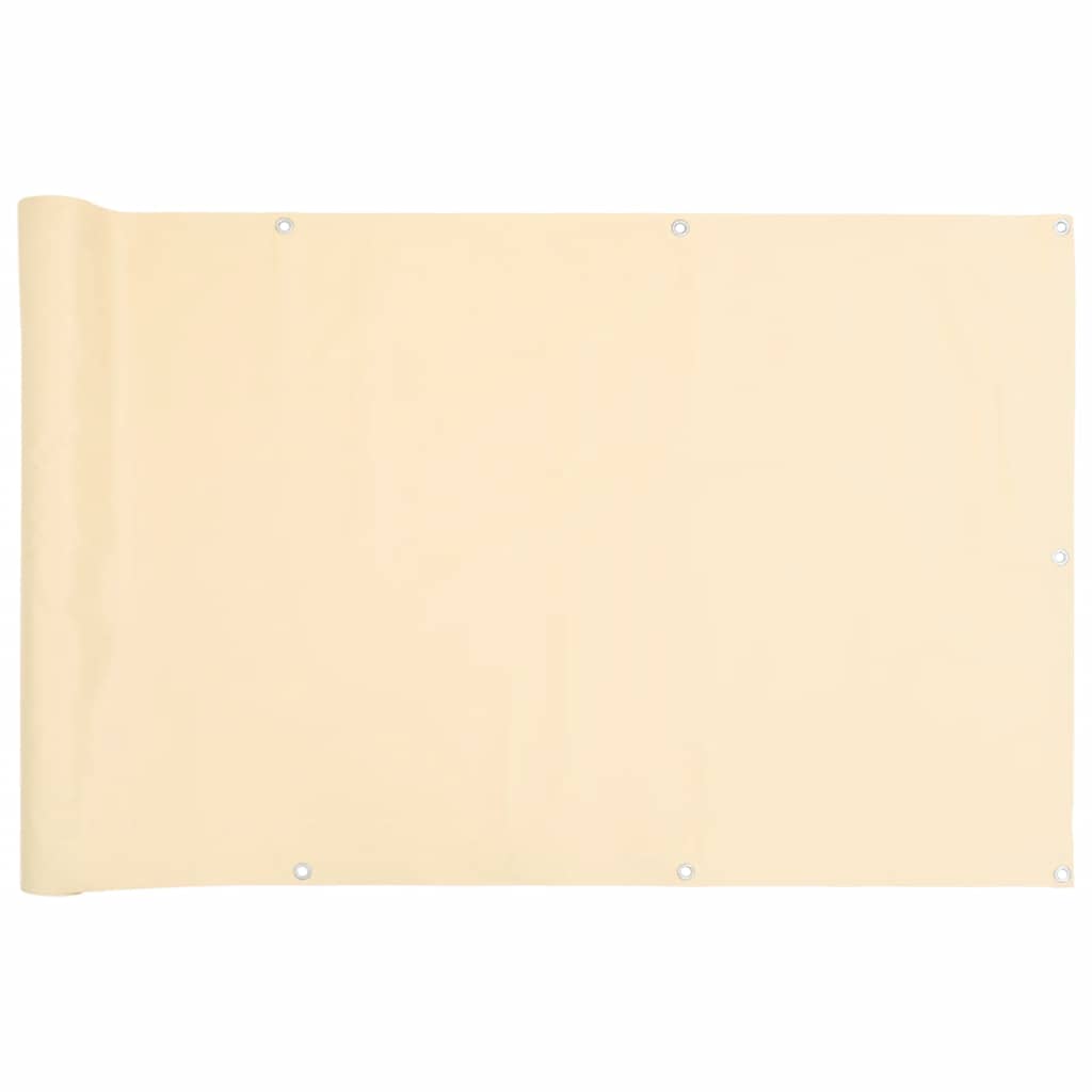 Vidaxx altanskærm 600x90 cm PVC cremefarvet