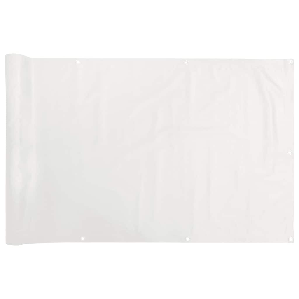 VidaXL altanskærm 300x90 cm PVC hvid