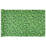 VidaXL altanskærm plantemønster 500x90 cm PVC grøn
