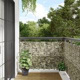 Vidaxx altanskærm stenmønster 800x90 cm PVC