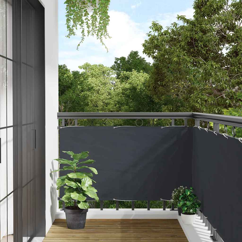 Vidaxx altanskærm 500x120 cm PVC antracit