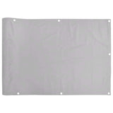 Vidaxx altanskærm 400x120 cm PVC grå