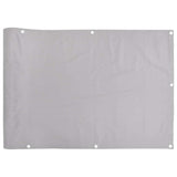 Vidaxx altanskærm 500x120 cm PVC grå