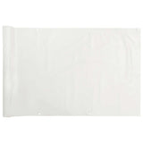 Vidaxx altanskærm 400x120 cm PVC hvid
