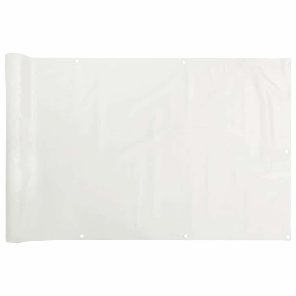 Vidaxx altanskærm 800x120 cm PVC hvid
