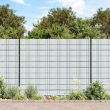 Vidaxxl haveskærme 10 stk 252,5x19 m PVC lysegrå