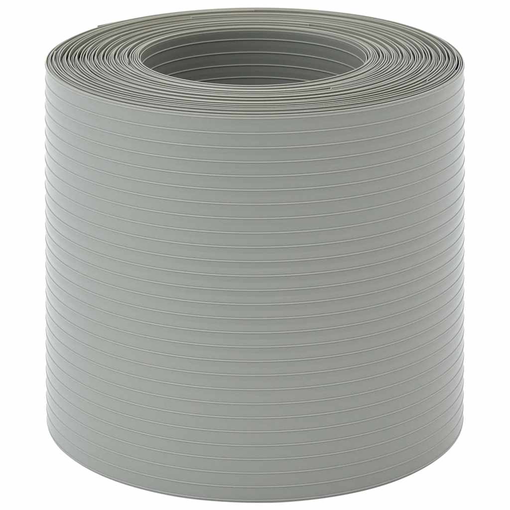 Vidaxxl haveskærme 10 stk 252,5x19 m PVC stengrå