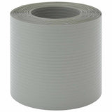 Vidaxxl haveskærme 10 stk 252,5x19 m PVC stengrå