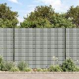 Vidaxxl haveskærme 10 stk 252,5x19 m PVC stengrå
