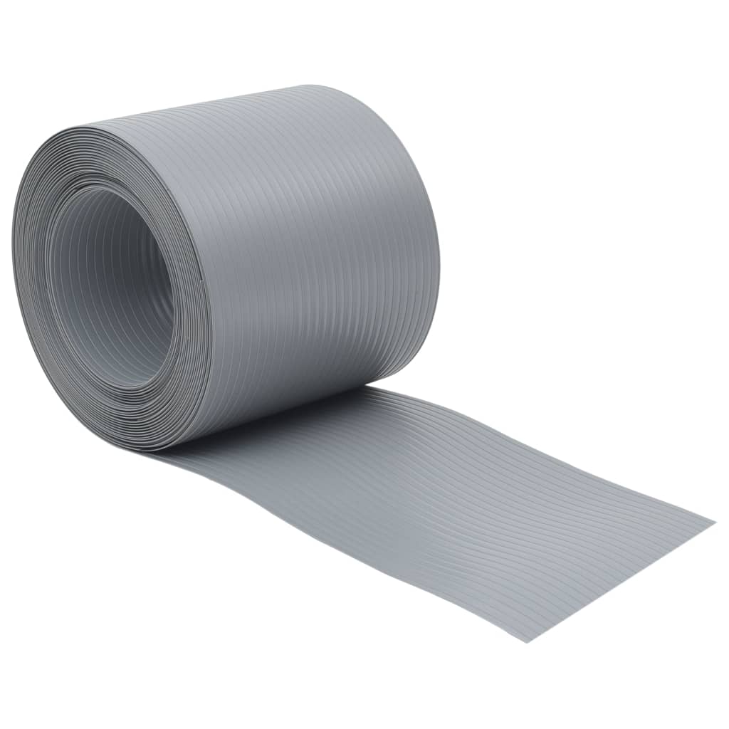 Vidaxxl haveskærme 10 stk 252,5x19 m PVC grå