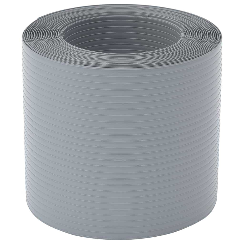 Vidaxxl haveskærme 10 stk 252,5x19 m PVC grå