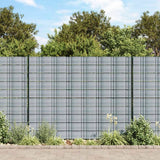 Vidaxxl haveskærme 10 stk 252,5x19 m PVC grå