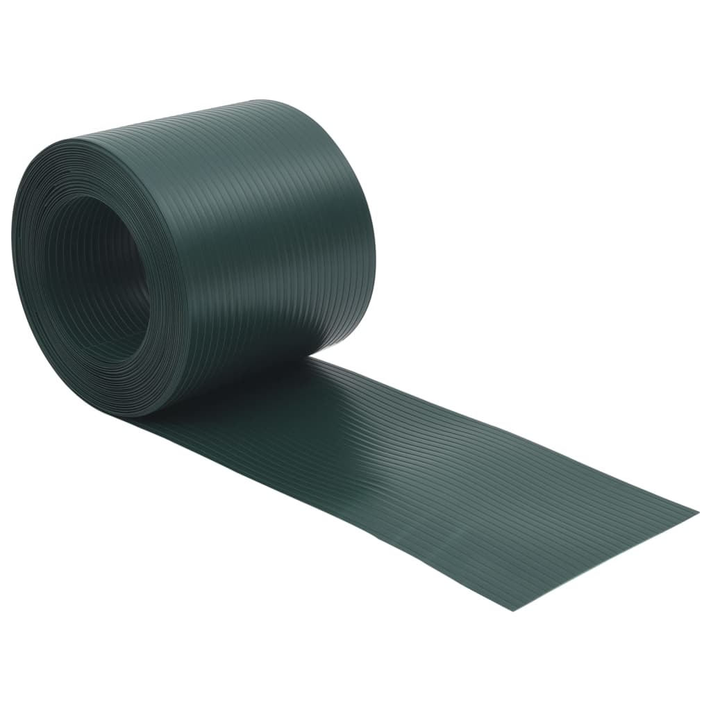 Vidaxxl haveskærme 10 stk 252,5x19 m PVC grøn