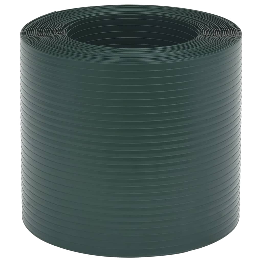Vidaxxl haveskærme 10 stk 252,5x19 m PVC grøn