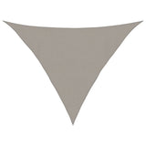 Vidaxl zonnezeil 160 g m² driehoekig 4x4x5,8 m hdpe lichtgrijs