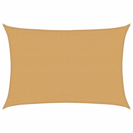 Vidaxx solsejl 160 g m² rektangulært 3,5x5 m HDPE sandfarvet