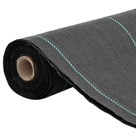 Vidaxxl ukrudtsmembran sort 1,5x50 m pp