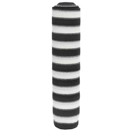 VidaXL privatskærm 75 g m² 1x10 m HDPE antracit og hvid