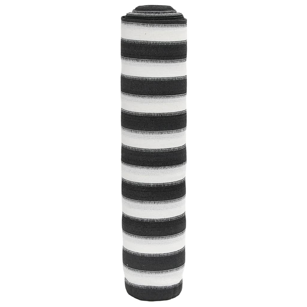 Vidaxx privatnet 75 g m² 1,2x10 m HDPE antracit og hvid