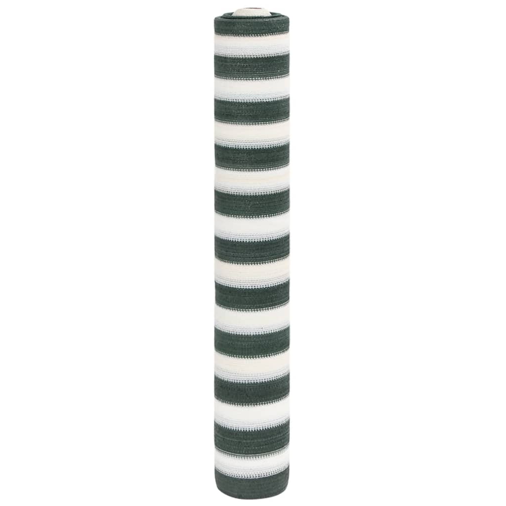 VidaXL privatnet 75 g m² 1,8x25 m HDPE grøn og hvid