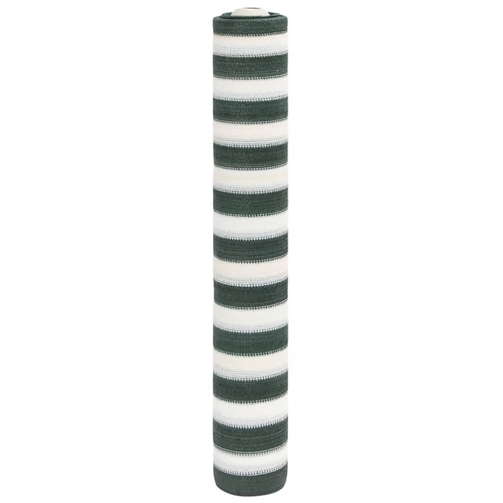 VidaXL privatnet 195 g m² 2x10 m HDPE grøn og hvid