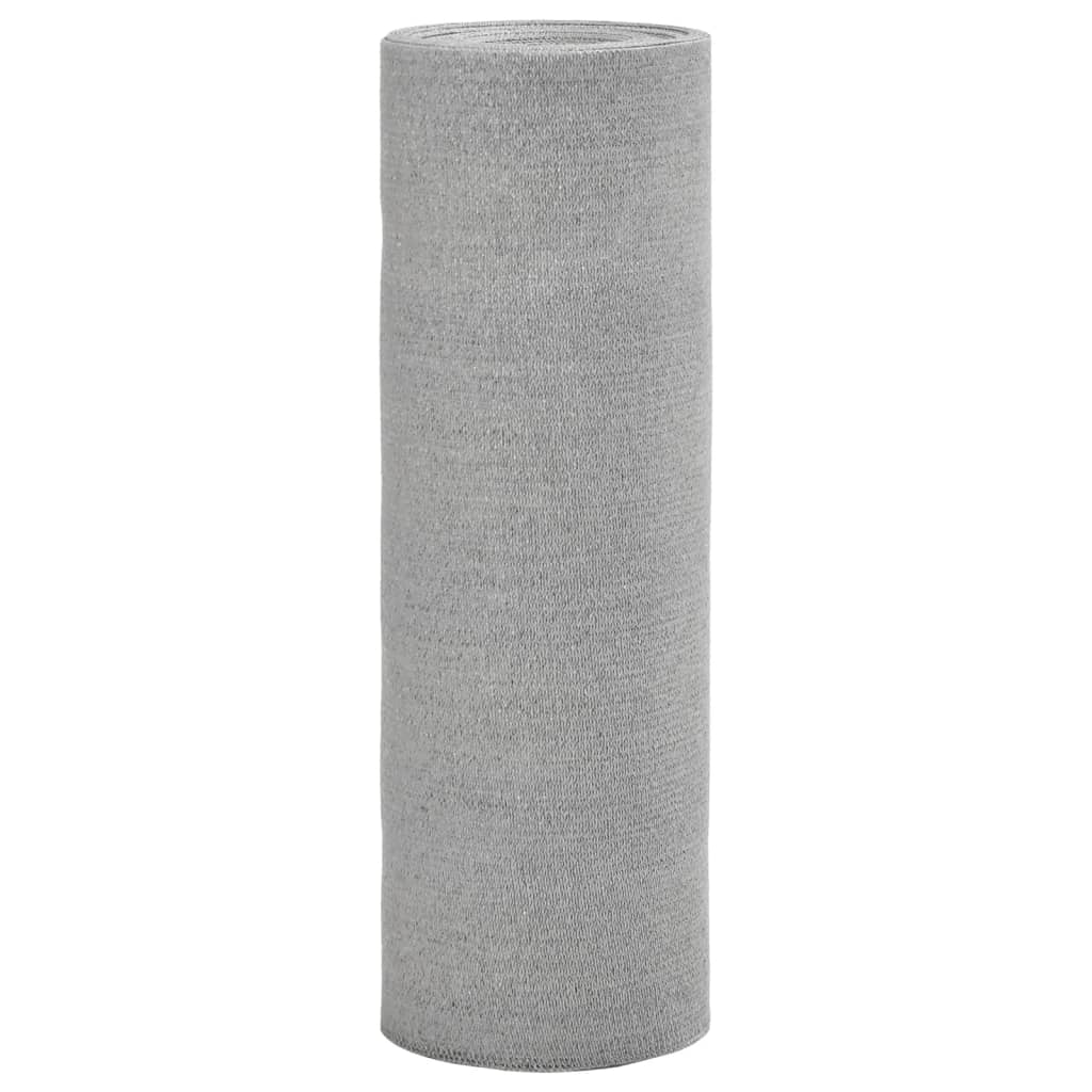 VidaXL Privacy net 150 g m² 1x10 m HDPE lysegrå