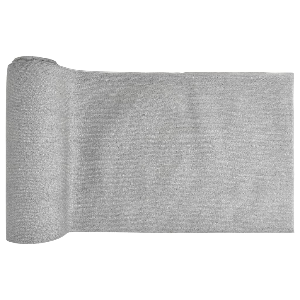 VidaXL Privacy net 150 g m² 1x10 m HDPE lysegrå