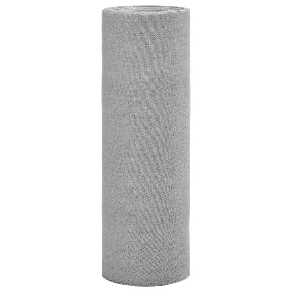 VidaXL Privacy net 150 g m² 2x25 m HDPE lysegrå
