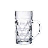 VidaXL ølkrus med hank 6 stk 1000 ml glas