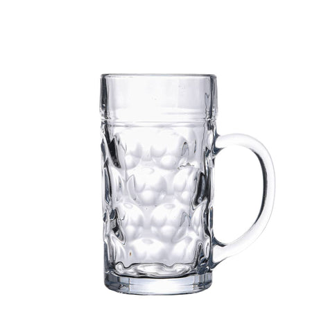 VidaXL ølkrus med hank 6 stk 1000 ml glas