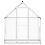 Vidaxx havedrivhus med basisramme 169x58x195 cm aluminium sølvfarvet