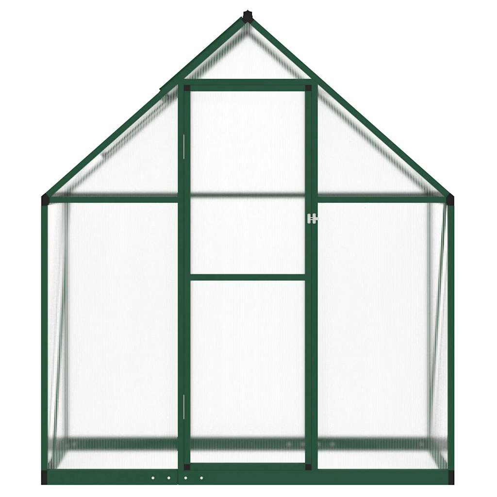 Vidaxx havedrivhus med grundramme 169x58x195 cm alugrøn