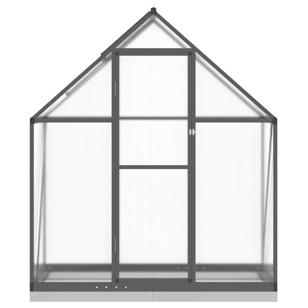 Vidaxx havedrivhus med basisramme 169x58x202 cm aluminium antracit