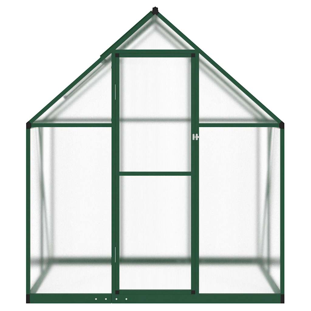 Vidaxx havedrivhus med grundramme 169x114x195 cm alugrøn