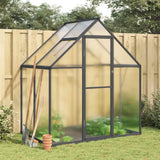 Vidaxx havedrivhus med basisramme 169x114x195 cm aluminium antracit farve