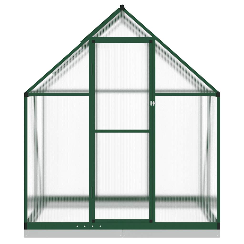Vidaxx havedrivhus med grundramme 169x114x202 cm alugrøn