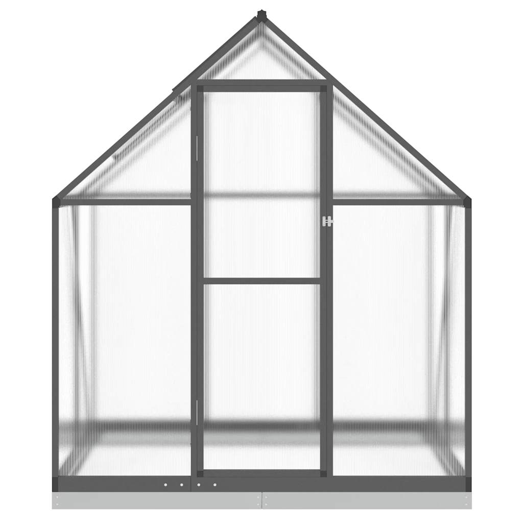 Vidaxx havedrivhus med basisramme 169x114x202 cm aluminium antracit farve