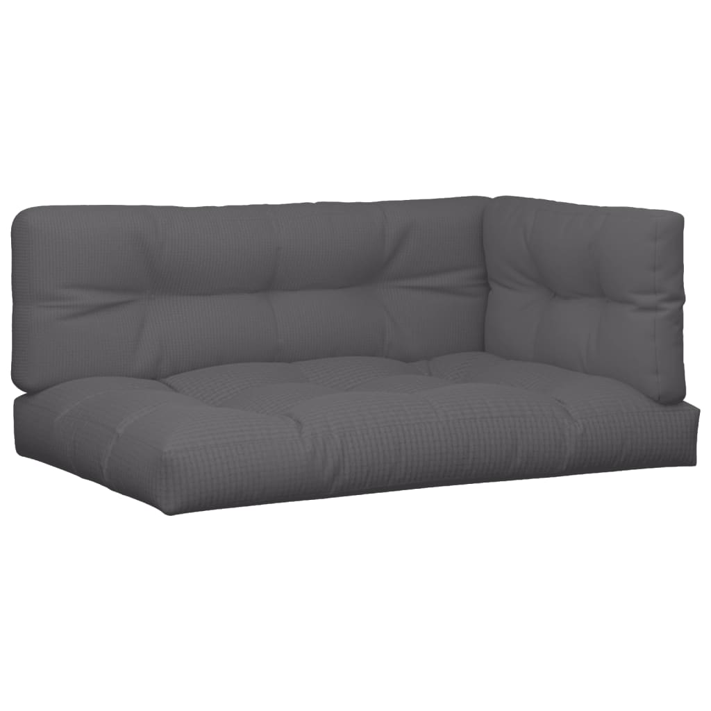 VidaXL pallehynder 3 stk stof antracit