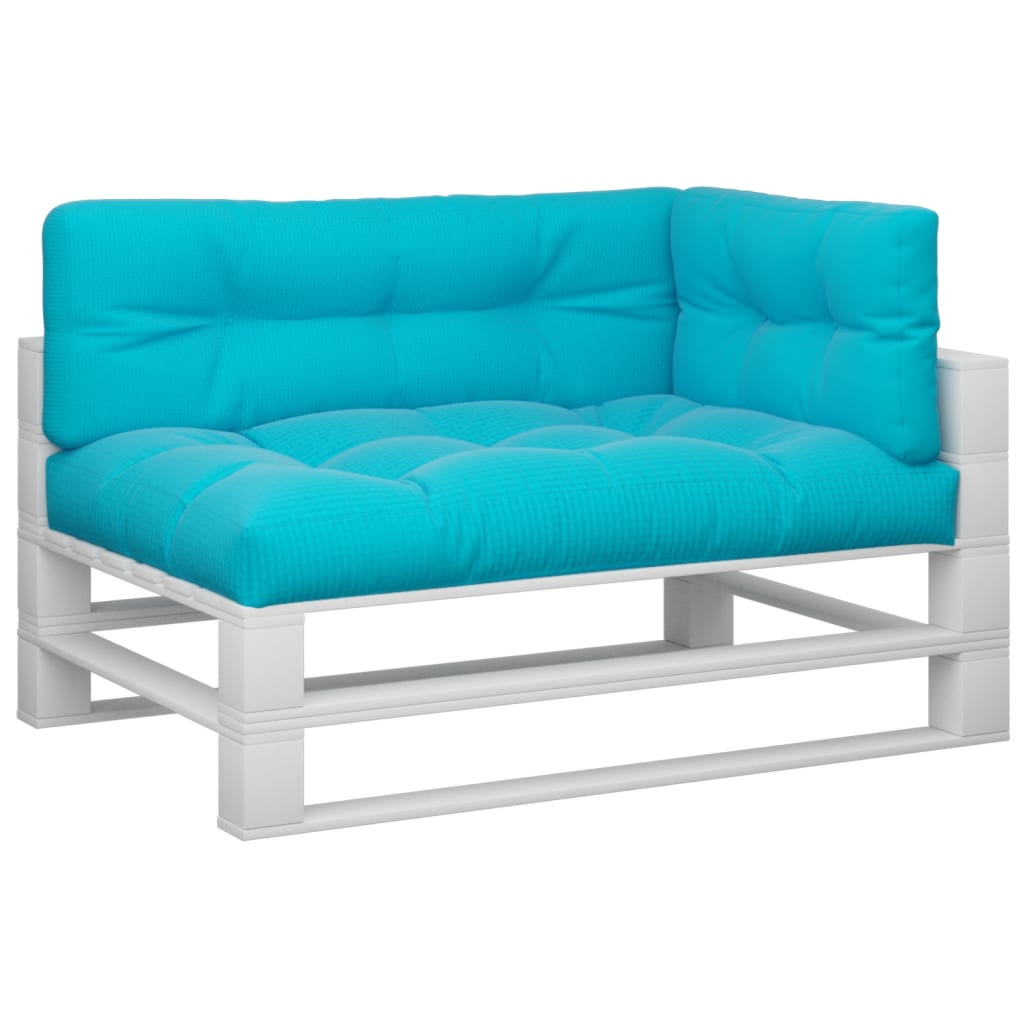 VidaXL Pallepuder 3 stk stof turkis