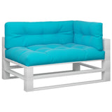 VidaXL Pallepuder 3 stk stof turkis
