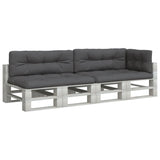 VidaXL pallehynder 5 stk stof antracit