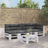 VidaXL pallehynder 5 stk stof antracit