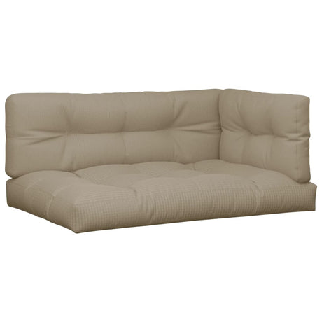 VidaXL pallehynder 5 stk stof taupe