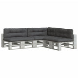 VidaXL pallehynder 7 stk stof, antracit
