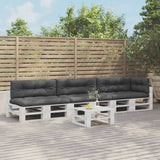 VidaXL pallehynder 7 stk stof, antracit