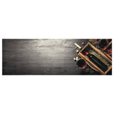 Vidaxx køkkenmåtte vaskbar vinflaske print 60x180 cm fløjl