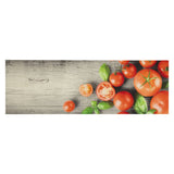 Vidaxx køkkenmåtte vaskbart tomatprint 60x180 cm fløjl