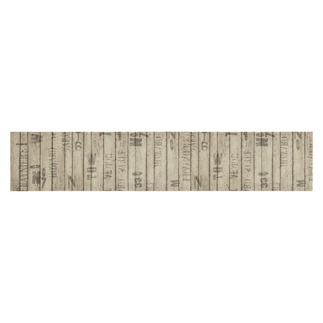 Vidaxx køkkenmåtte vaskbart hegnsprint 60x300 cm fløjl